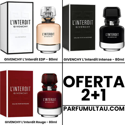 Oferta 2+1: L'Interdit EDP, L'Interdit Intense & L'Interdit Rouge