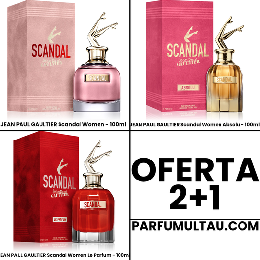 Oferta 2+1: Scandal Women, Scandal Women Le Parfum & Scandal Women Absolu