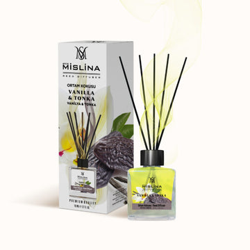 Odorizant de camera Mislina aroma Vanilie si Boabe de Tonka 110 ml – Mislina Perfume